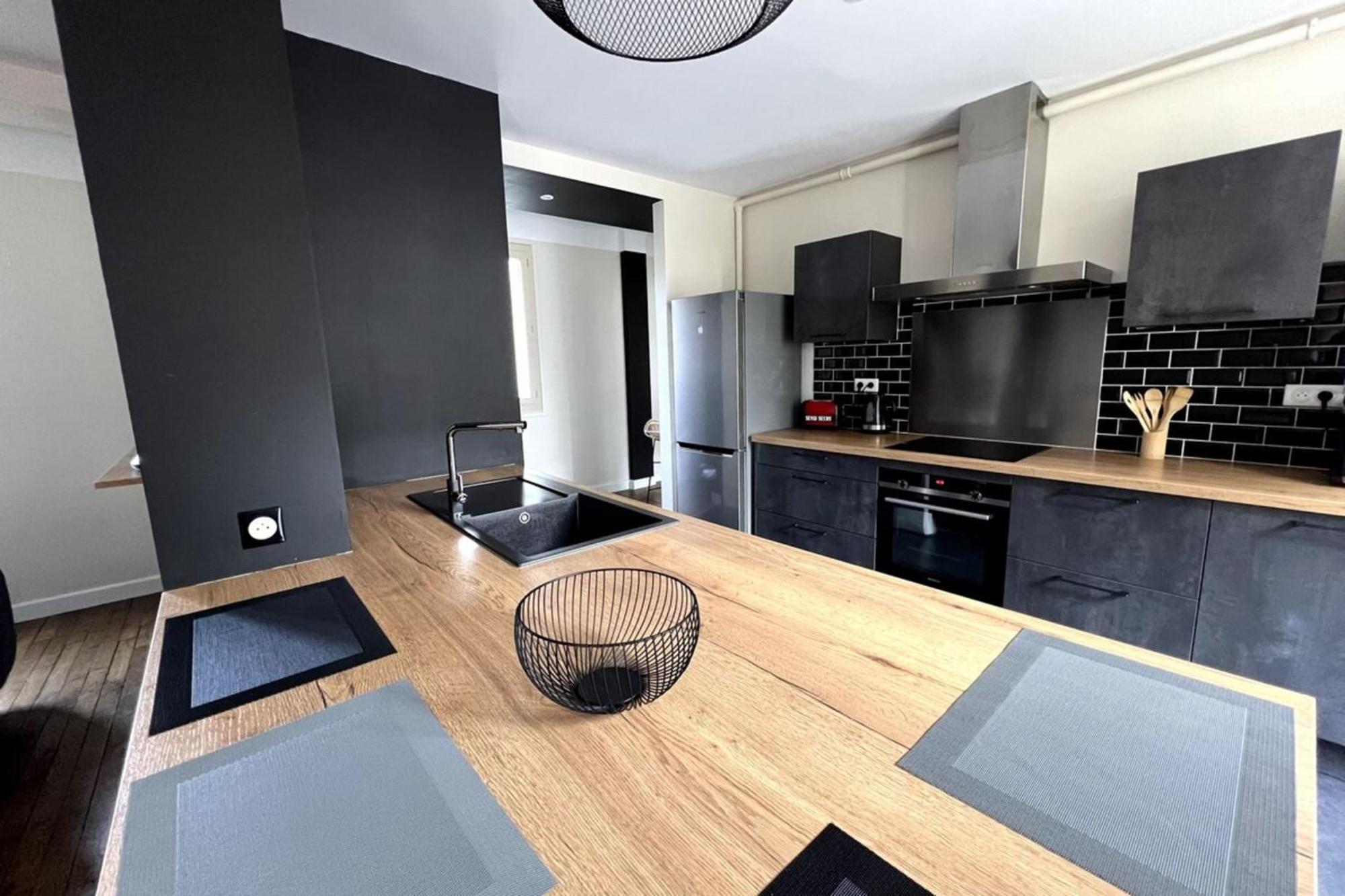 Casa Brune - T3 En Centre Ville - Proche Gare Brive-la-Gaillarde Exterior foto